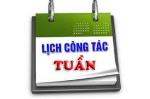 Lịch công tác tuần 53